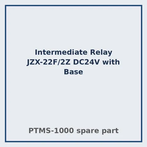 Intermediate Relay JZX-22F/2Z DC24V with Base