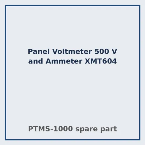 Panel Voltmeter 500 V and Ammeter XMT604