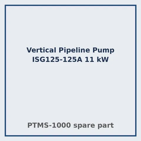 Vertical Pipeline Pump ISG125-125A 11 kW